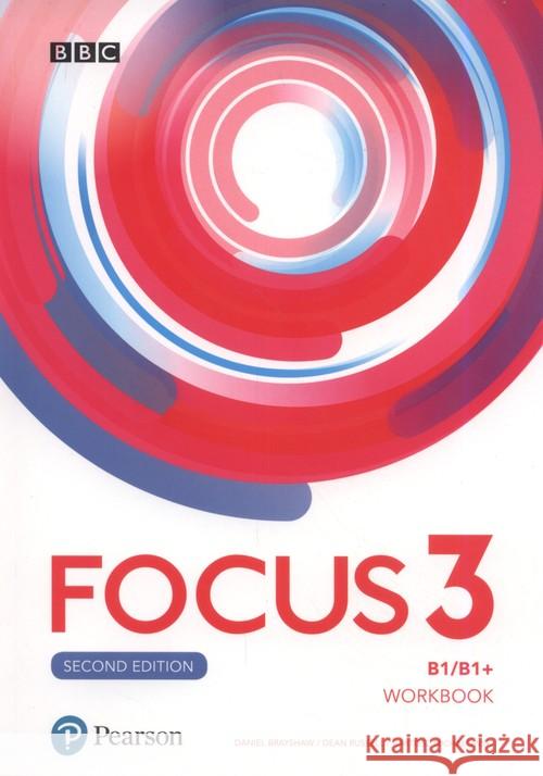 Focus 3 2ed. WB MyEnglishLab + Online Practice Brayshaw Daniel Russell Dean Michałowski Bartosz 9788378827054 Pearson - książka