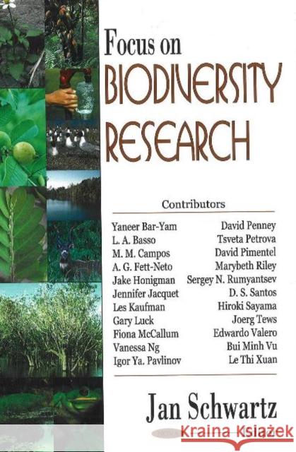 Focus on Biodiversity Research Sulehka Bhati 9781600213724 Nova Science Publishers Inc - książka