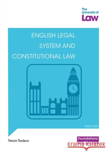 FOL - English System & Constitutional Law 2e Trevor Tayleur 9781805022114 The University of Law Publishing Limited - książka