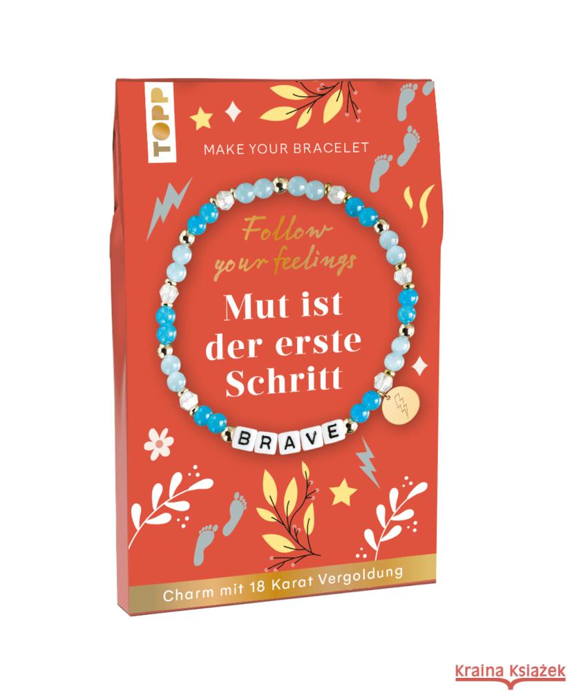 Follow your Feelings - Make your bracelet - Schmuckset Brave frechverlag 4007742186814 Frech - książka