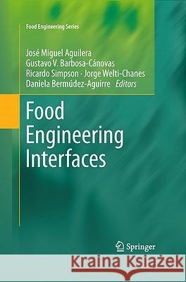 Food Engineering Interfaces Jose Miguel Aguilera Gustavo V. Barbosa-Canovas Ricardo Simpson 9781441974747 Not Avail - książka