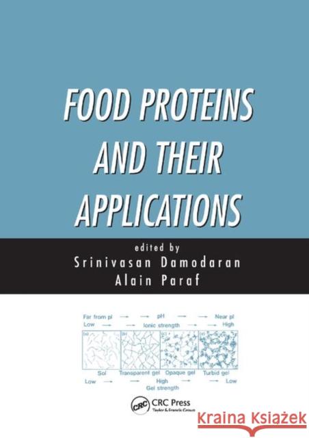 Food Proteins and Their Applications Srinivasan Damodaran 9780367401047 CRC Press - książka