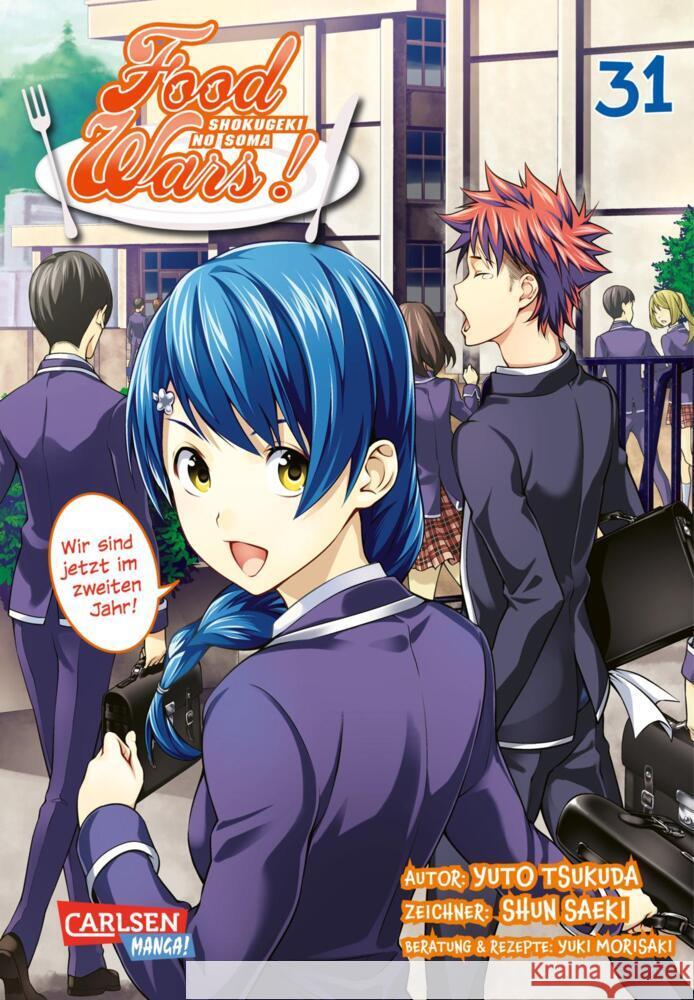 Food Wars - Shokugeki No Soma 31 Morisaki, Yuki, Tsukuda, Yuto, Saeki, Shun 9783551779755 Carlsen Manga - książka