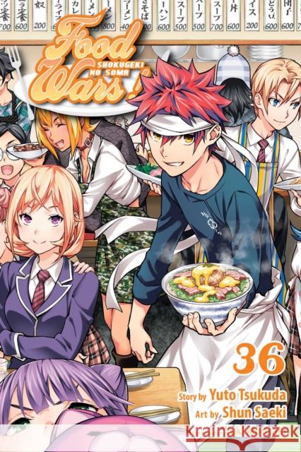 Food Wars!: Shokugeki no Soma, Vol. 36 Yuto Tsukuda 9781974715428 Viz Media, Subs. of Shogakukan Inc - książka