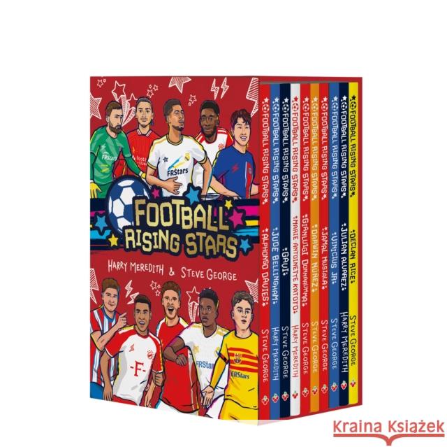 Football Rising Stars Volume 2: 10 Book Collection Steve George 9781802634037 Sweet Cherry Publishing - książka