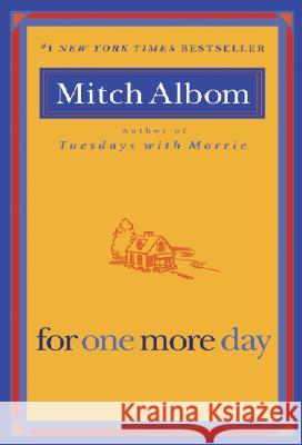 For One More Day Mitch Albom 9781401309572 Hyperion - książka