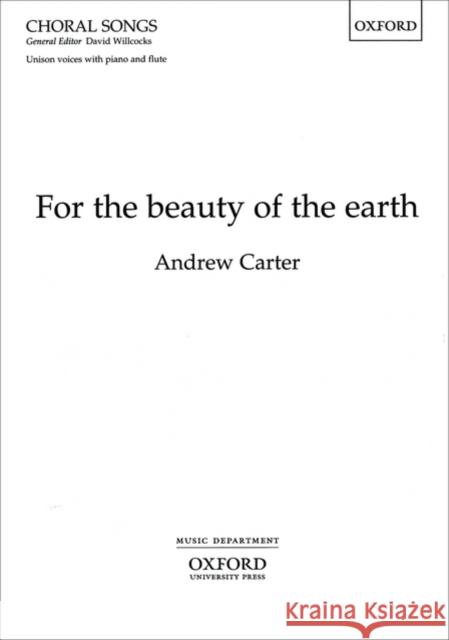For the beauty of the earth  9780193420724 Oxford University Press - książka