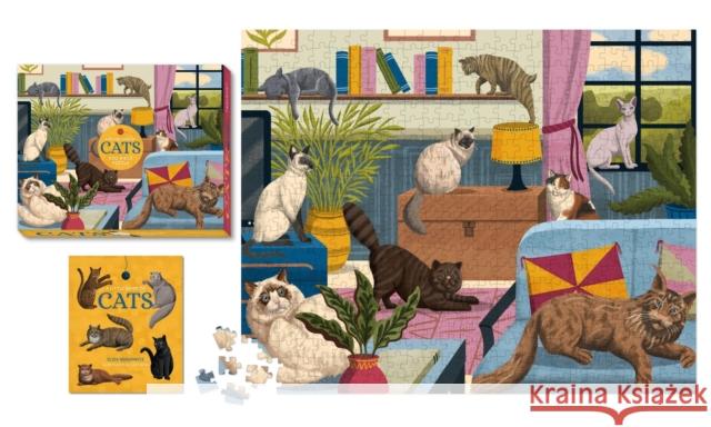 For the Love of Cats 500-Piece Puzzle Eliza Berkowitz Lucy Rose 9780762483129 Running Press,U.S. - książka