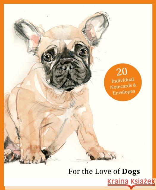 For the Love of Dogs: 20 Individual Notecards and Envelopes Ana Sampson 9781399600149 Orion Publishing Co - książka