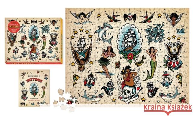 For the Love of Tattoos 500-Piece Puzzle Verena Hutter 9780762485994 Running Press,U.S. - książka