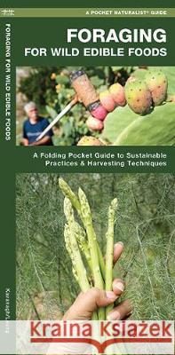 Foraging for Wild Edible Foods: A Folding Pocket Guide to Sustainable Practices & Harvesting Techniques James Kavanagh Waterford Press 9781620052785 Waterford Press - książka