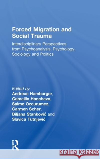 Forced Migration and Social Trauma: Interdisciplinary Perspectives from Psychoanalysis, Psychology, Sociology and Politics Andreas Hamburger Camellia Hancheva Saime Ozcurumez 9781138361805 Routledge - książka