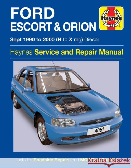 Ford Escort & Orion Diesel (Sept 90 – 00) Haynes 9781785214578  - książka
