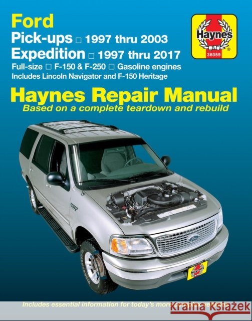 Ford F-150 ('97-'03), Expedition & Navigator Pick Ups Haynes Publishing 9781620923023 Haynes Manuals Inc - książka