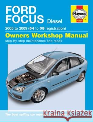 Ford Focus Diesel (05 - 11) 54 to 61 Haynes Repair Manual Haynes Publishing 9780857339096  - książka