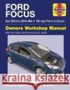 Ford Focus petrol & diesel (Oct '14-'18) 64 to 18 Peter Gill 9781785214172 Haynes Publishing Group