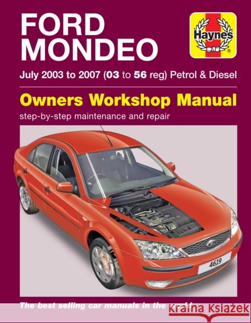 Ford Mondeo Petrol & Diesel (July 03 - 07) Haynes Repair Manual Haynes Publishing 9780857338686 HAYNES MANUALS - książka