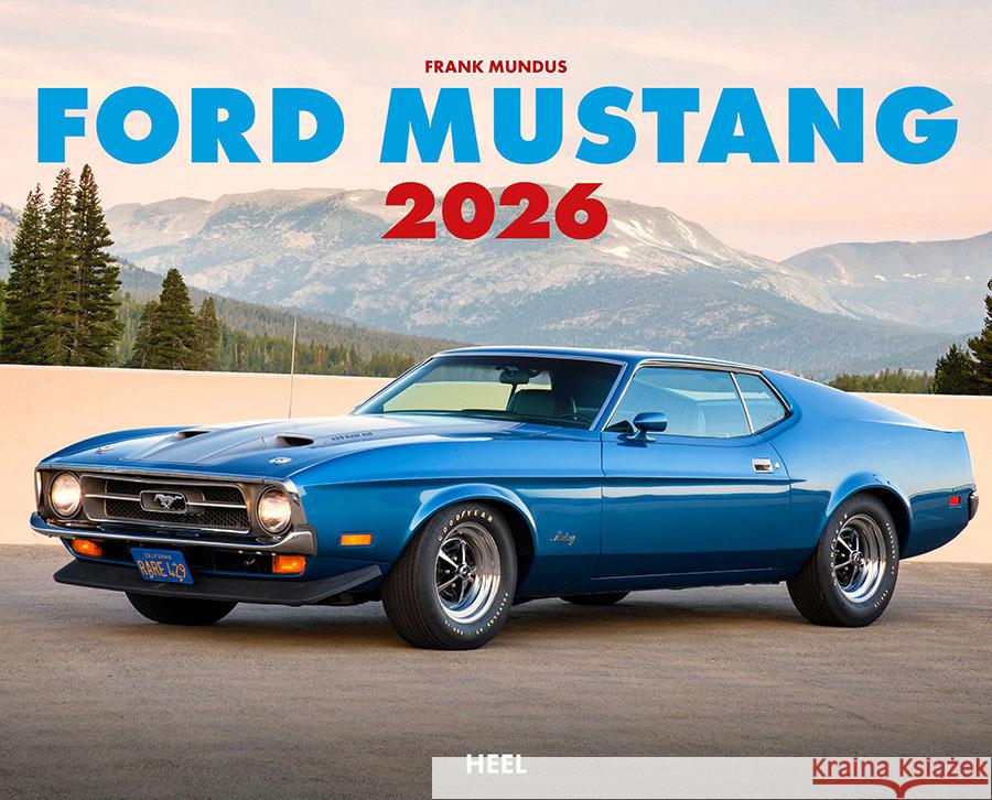 Ford Mustang Kalender 2026  9783966649278 Heel Verlag - książka