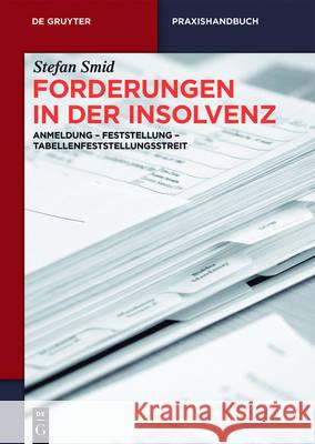 Forderungen in der Insolvenz Stefan Smid 9783110525984 de Gruyter - książka
