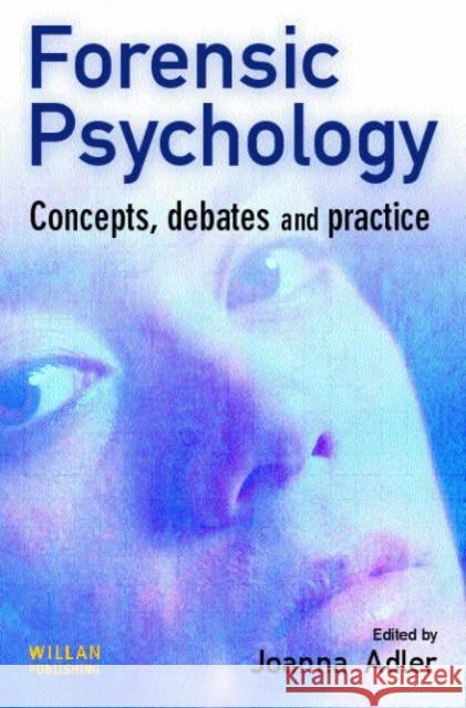 Forensic Psychology  9781843920106 WILLAN PUBLISHING - książka