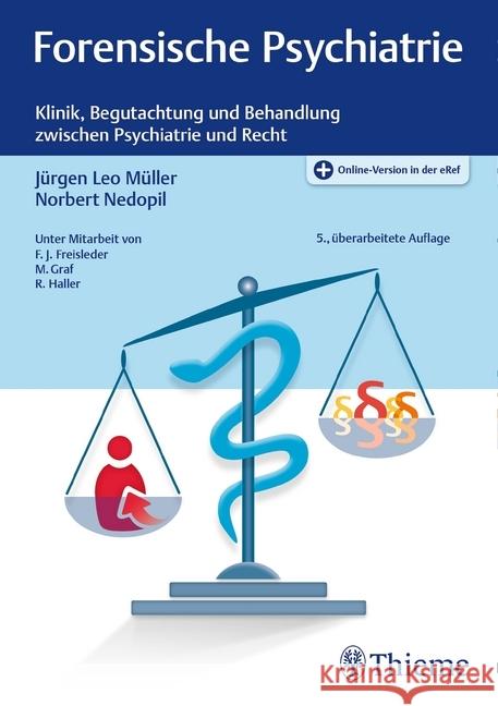 Forensische Psychiatrie : Klinik, Begutachtung und Behandlung zwischen Psychiatrie und Recht. Online-Version in der eRef Müller, Jürgen L.; Nedopil, Norbert 9783131034557 Thieme, Stuttgart - książka