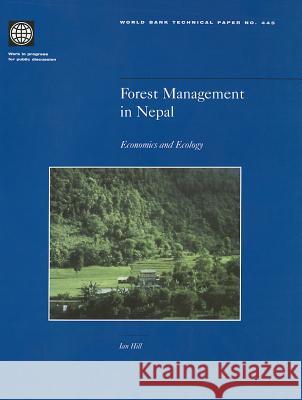 Forest Management in Nepal : Economics and Ecology  9780821344804 WORLD BANK PUBLICATIONS - książka