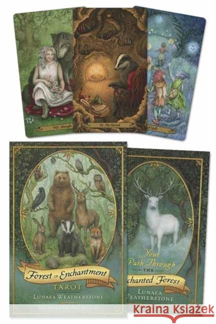 Forest of Enchantment Tarot Lunaea Weatherstone Meraylah Allwood 9780738751399 Llewellyn Publications,U.S. - książka