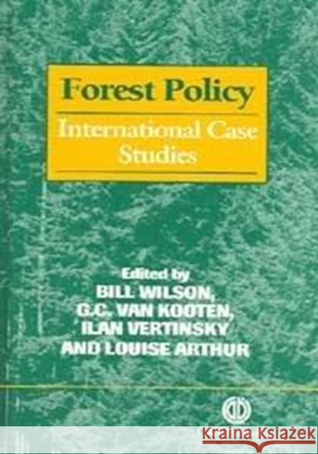 Forest Policy: International Case Studies  9780851993096 CABI Publishing - książka