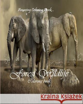 Forest Wildlife: Wildlife Coloring Book Jon Adam 9781712410066 Independently Published - książka