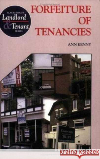 Forfeiture of Tenancies  9781854319791 BLACKSTONE PRESS LTD - książka