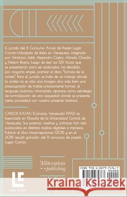 Formas de la aridez (draft) Carlos Katan, Silvio Mignano 9781087974767 IngramSpark - książka
