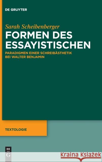 Formen des Essayistischen Scheibenberger, Sarah 9783110715965 de Gruyter - książka