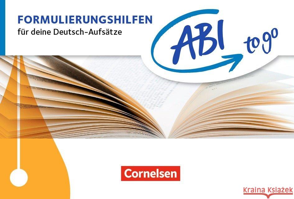 Formulierungshilfen für deine Deutsch-Aufsätze : Taschenbuch zum Nachschlagen und Üben Krämer-Curtis, Daniela 9783464612767 Cornelsen Verlag - książka