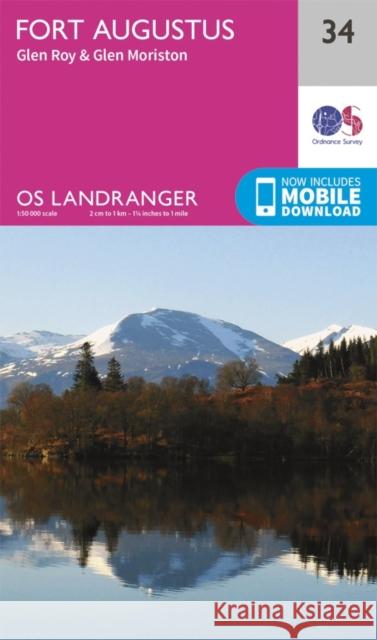 Fort Augustus, Glen Roy & Glen Moriston Ordnance Survey 9780319261323 Ordnance Survey - książka