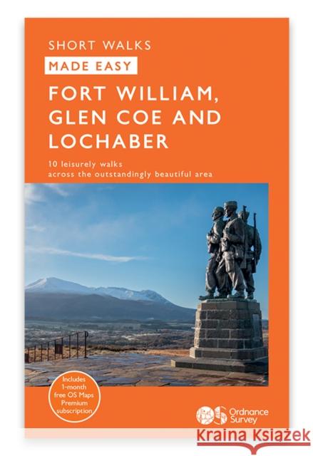 Fort William, Glencoe, and Lochaber  9780319092781 Ordnance Survey - książka