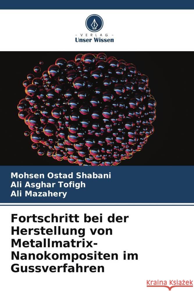 Fortschritt bei der Herstellung von Metallmatrix-Nanokompositen im Gussverfahren Ostad Shabani, Mohsen, Tofigh, Ali Asghar, Mazahery, Ali 9786208515126 Verlag Unser Wissen - książka