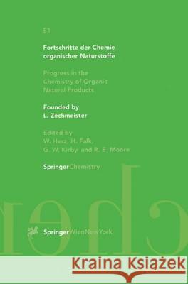Fortschritte Der Chemie Organischer Naturstoffe / Progress in the Chemistry of Organic Natural Products Hunek, S. 9783211835180 Springer Vienna - książka