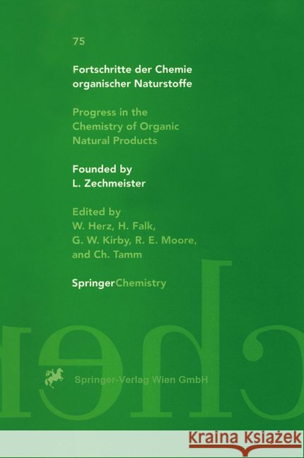 Fortschritte Der Chemie Organischer Naturstoffe / Progress in the Chemistry of Organic Natural Products Collett, M. T. 9783211830536 Springer - książka