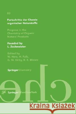 Fortschritte Der Chemie Organischer Naturstoffe / Progress in the Chemistry of Organic Natural Products Chang, C. W. J. 9783211834282 Springer - książka