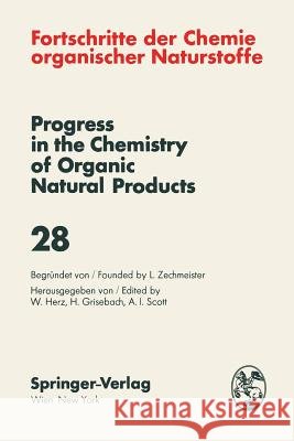 Fortschritte Der Chemie Organischer Naturstoffe / Progress in the Chemistry of Organic Natural Products W. Bromer H. Egge K. Eiter 9783709171257 Springer - książka
