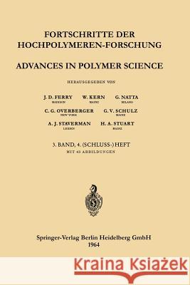 Fortschritte Der Hochpolymeren-Forschung / Advances in Polymer Science  9783540030850 Springer - książka