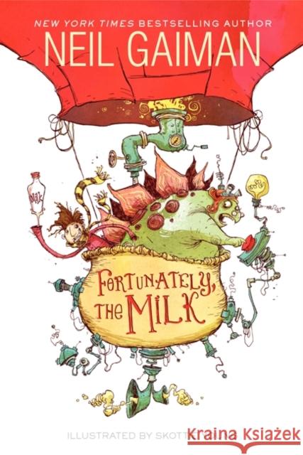 Fortunately, the Milk Neil Gaiman Skottie Young 9780062224088 HarperCollins - książka
