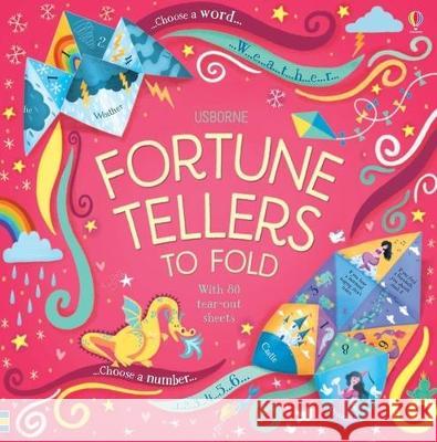 Fortune Tellers to Fold Lucy Bowman 9781805319986 Usborne Books - książka