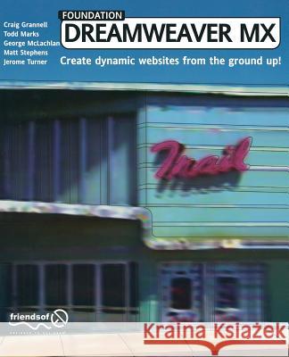 Foundation Dreamweaver MX Jerome Turner Todd Marks 9781590591970 Springer - książka