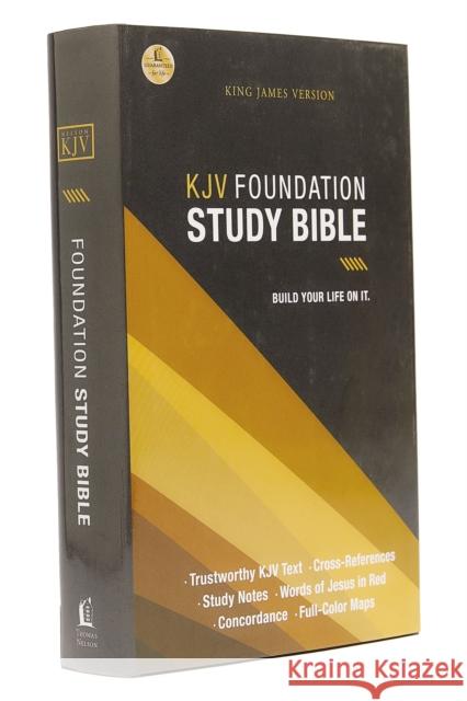 Foundation Study Bible-KJV Thomas Nelson 9780718037321 Thomas Nelson - książka