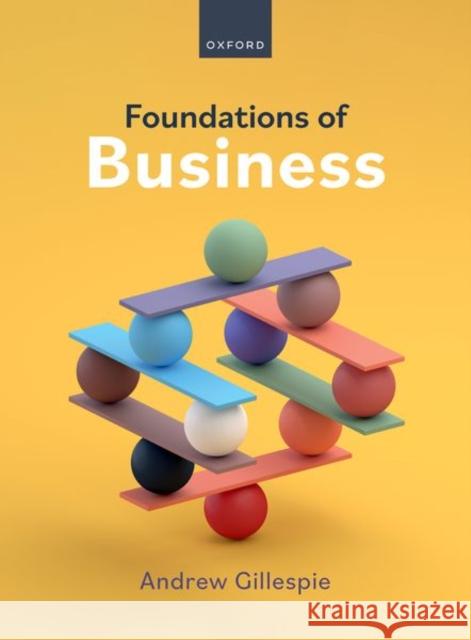 Foundations of Business Gillespie 9780198849537 OUP Oxford - książka