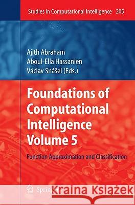 Foundations of Computational Intelligence Volume 5: Function Approximation and Classification Abraham, Ajith 9783642015359 Springer - książka