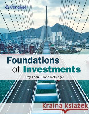 Foundations of Investments Troy (Lehigh University) Adair 9780357130421 Cengage Learning, Inc - książka