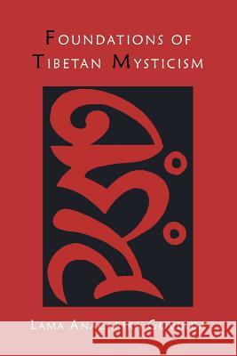 Foundations of Tibetan Mysticism Lama Anagarika Govinda 9781614273639 Martino Fine Books - książka