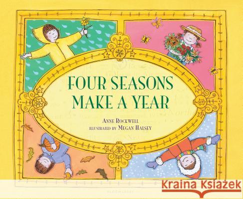 Four Seasons Make a Year Anne F. Rockwell Megan Halsey 9780802788832 Walker & Company - książka